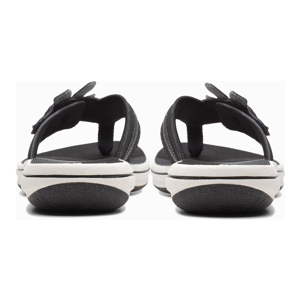 Clarks Brinkley Flora Women's Thong Sandals in Black