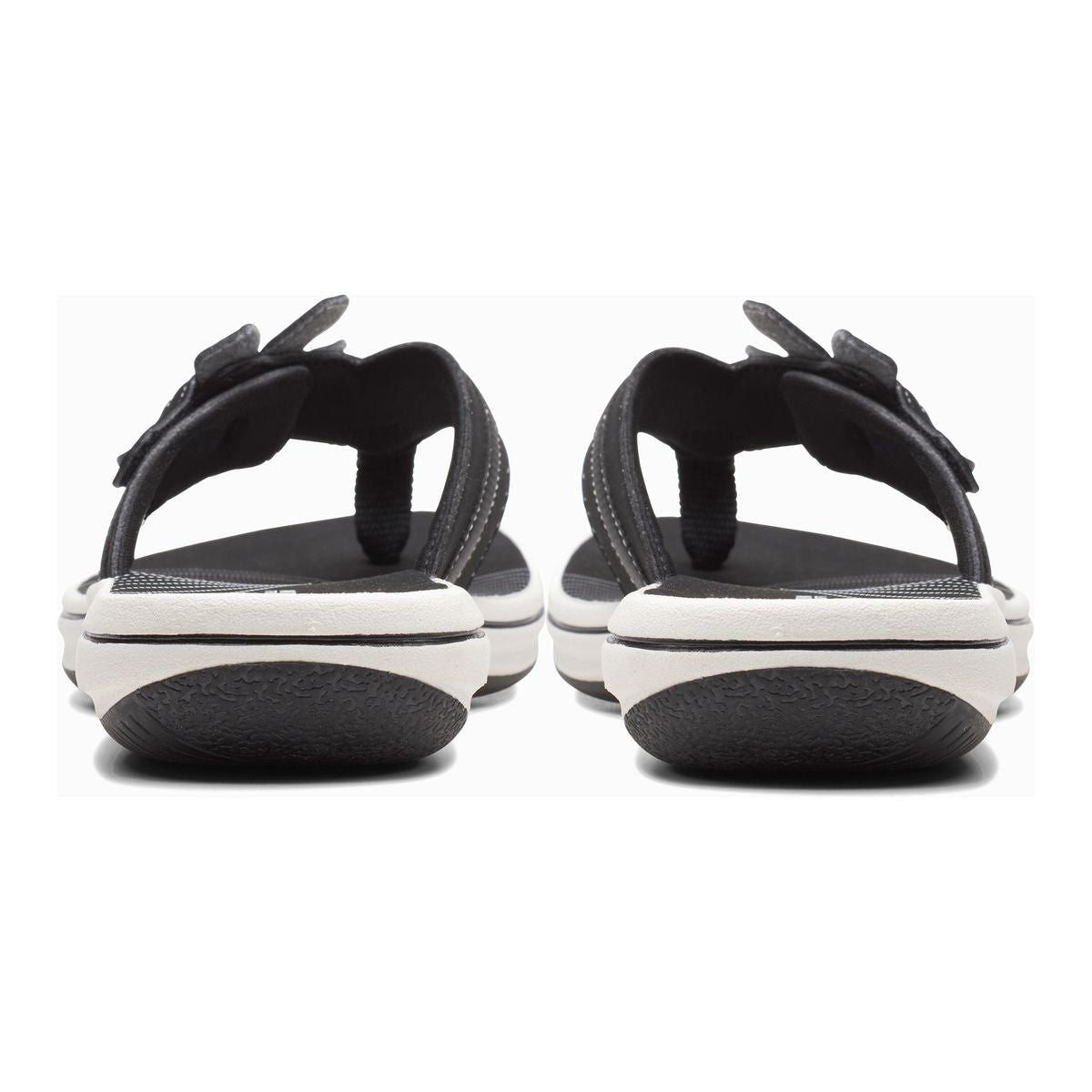 Clarks Brinkley Flora Women's Thong Sandals in Black