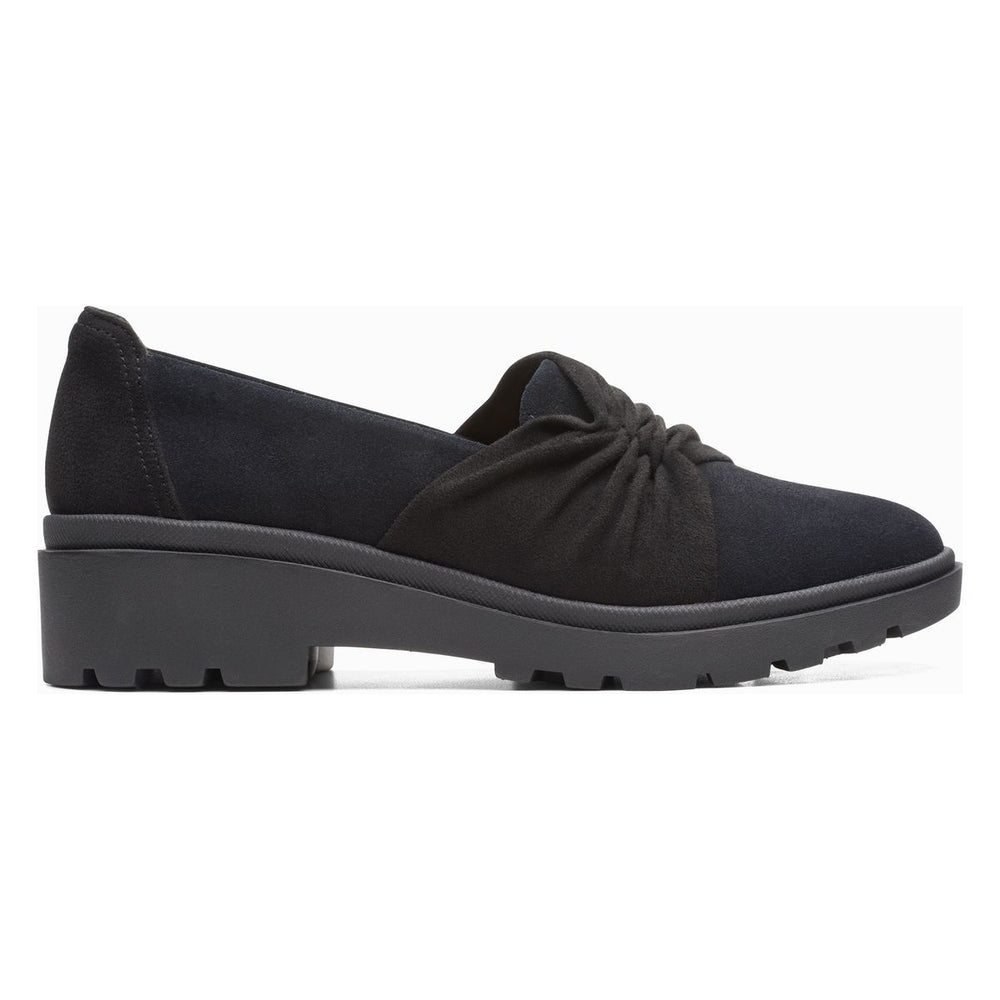 Clarks Calla Style Slip On Women's Loafer in Black