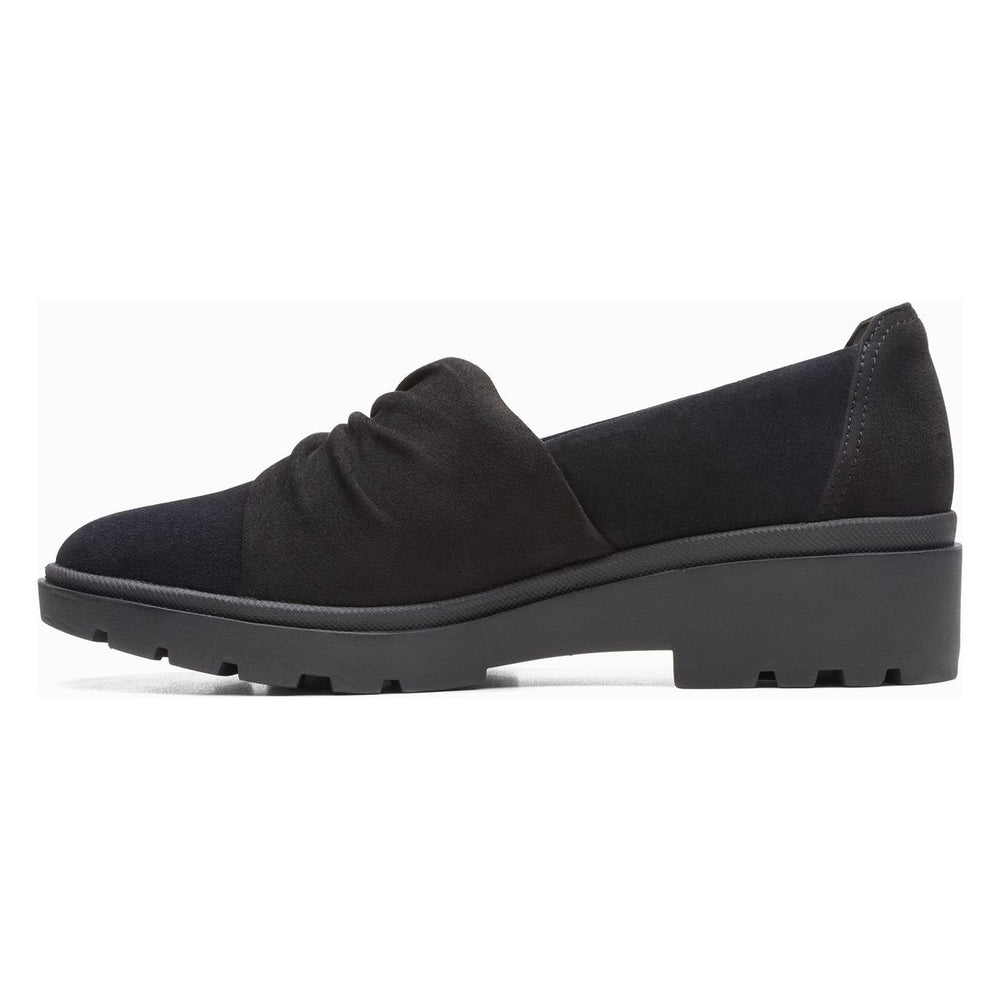 Clarks Calla Style Slip On Women's Loafer in Black