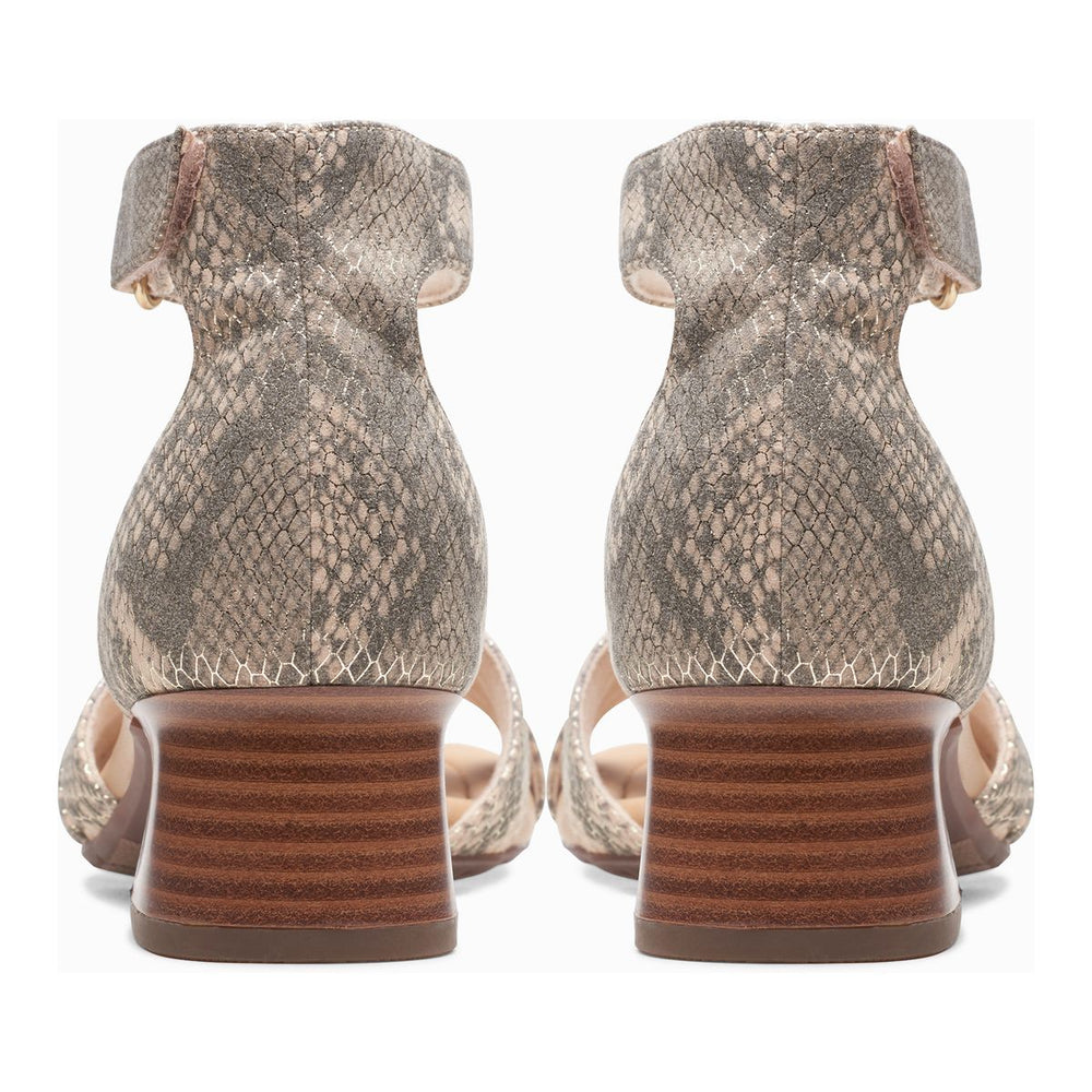 Clarks Desirae Lily Heeled Women's Sandal in Beige