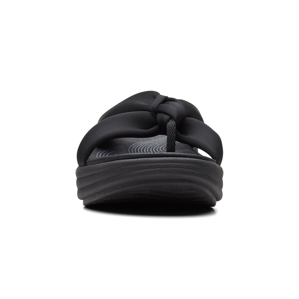Clarks Women's Drift Ave Wedge Sandals in Black