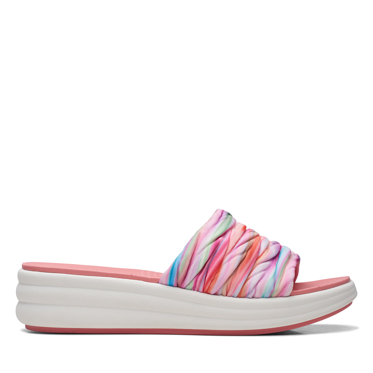Clarks Women's Drift Petal Wedge Sandals in Multi