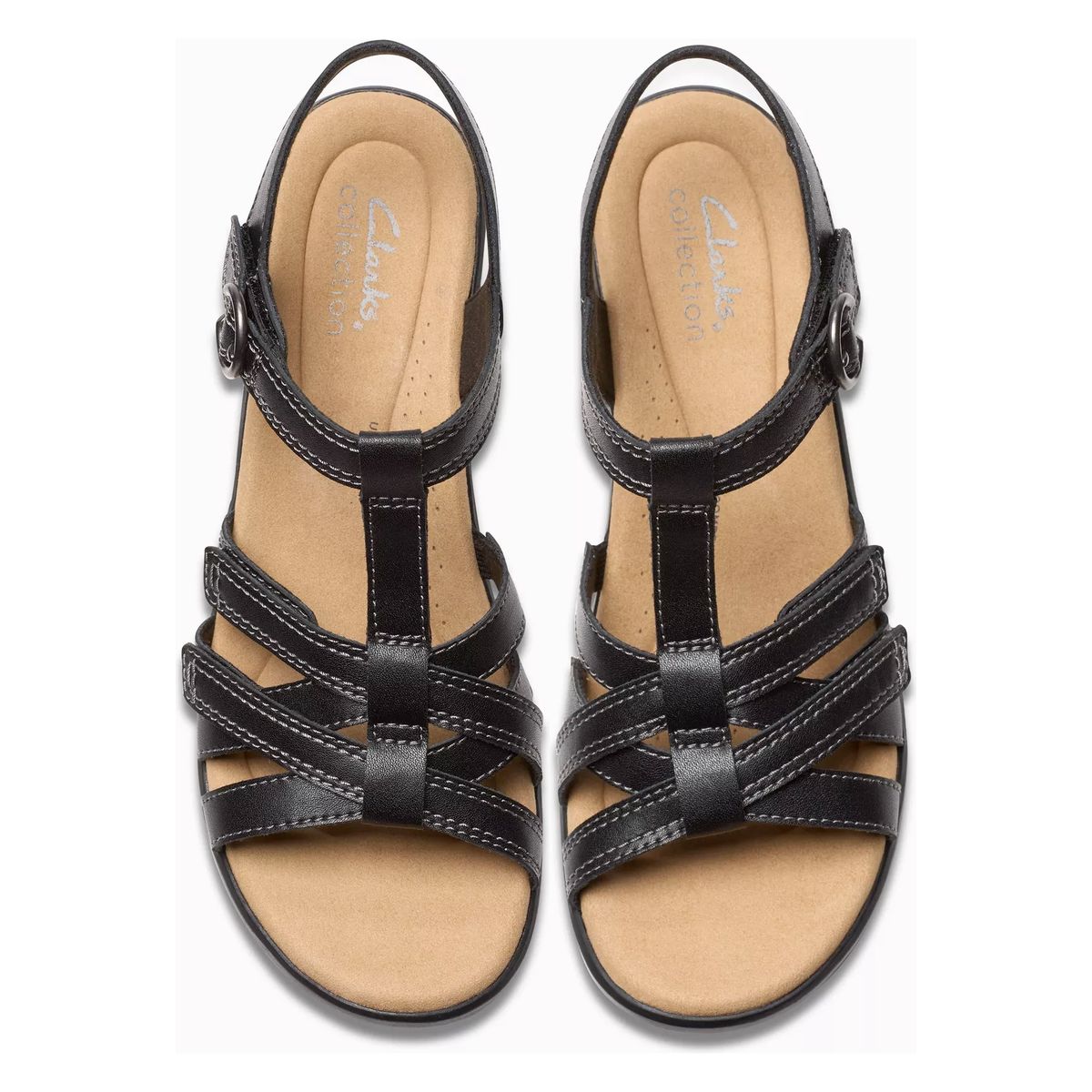 Clarks Emily 2 Rose Women's Block Heel Sandal in Black