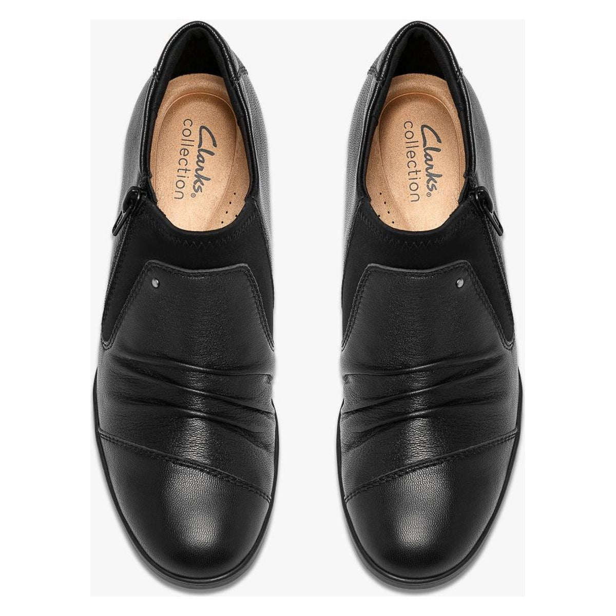 Clarks Women's Emily 2 Vine Leather Shoes - Black
