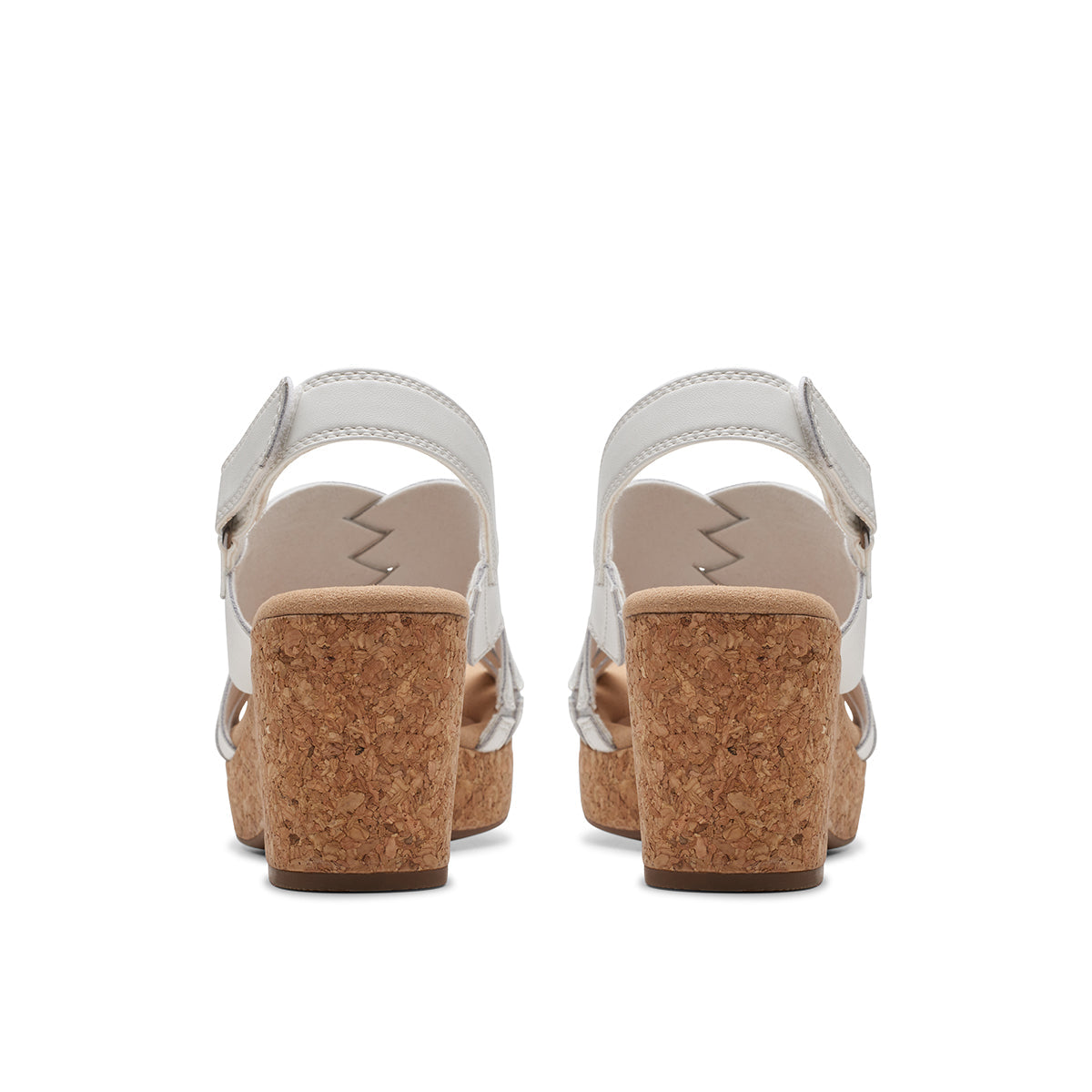 Clarks Giselle Ivy Women's Wedge Sandals in White