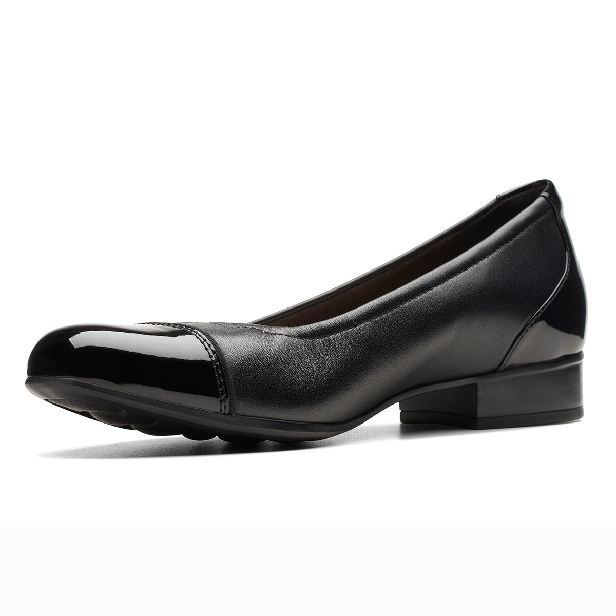 Clarks Women's Juliet Step Slip-On Dress Heel – Black