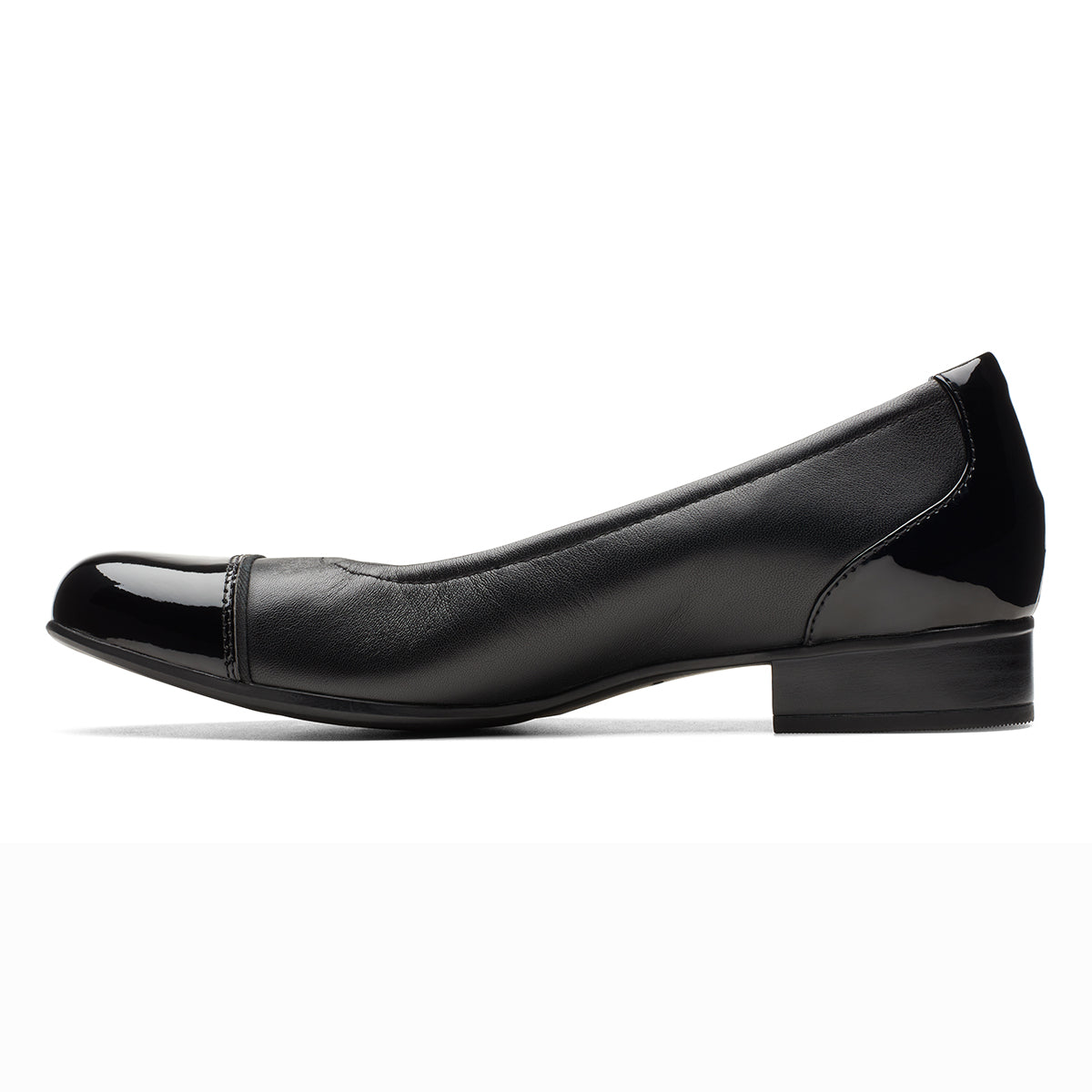 Clarks Women's Juliet Step Slip-On Dress Heel – Black