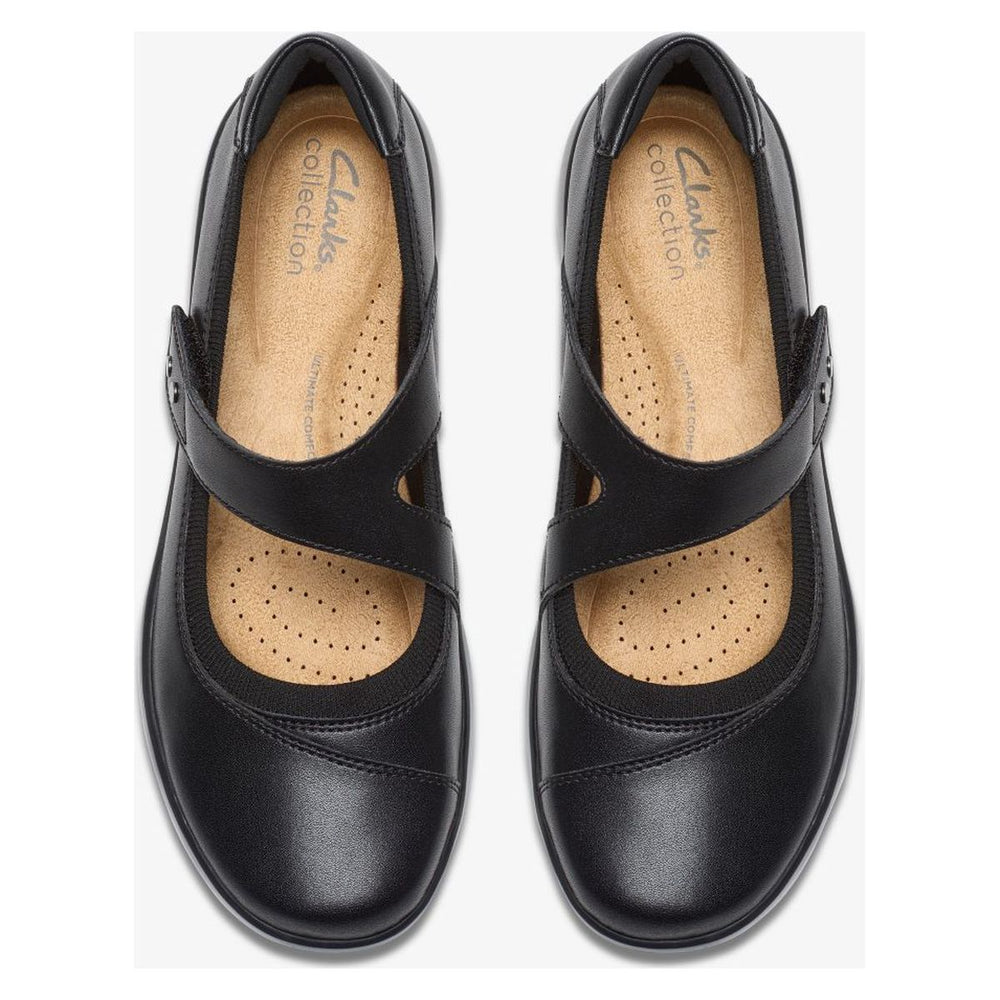 Clarks Women's Kaetlyn Jane Wide Width Mary Jane - Black