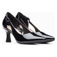 Clarks Kataleyna Rae Women's Dress Heel in Black. Sleek black strappy heels, buckle closure Style #26171228
