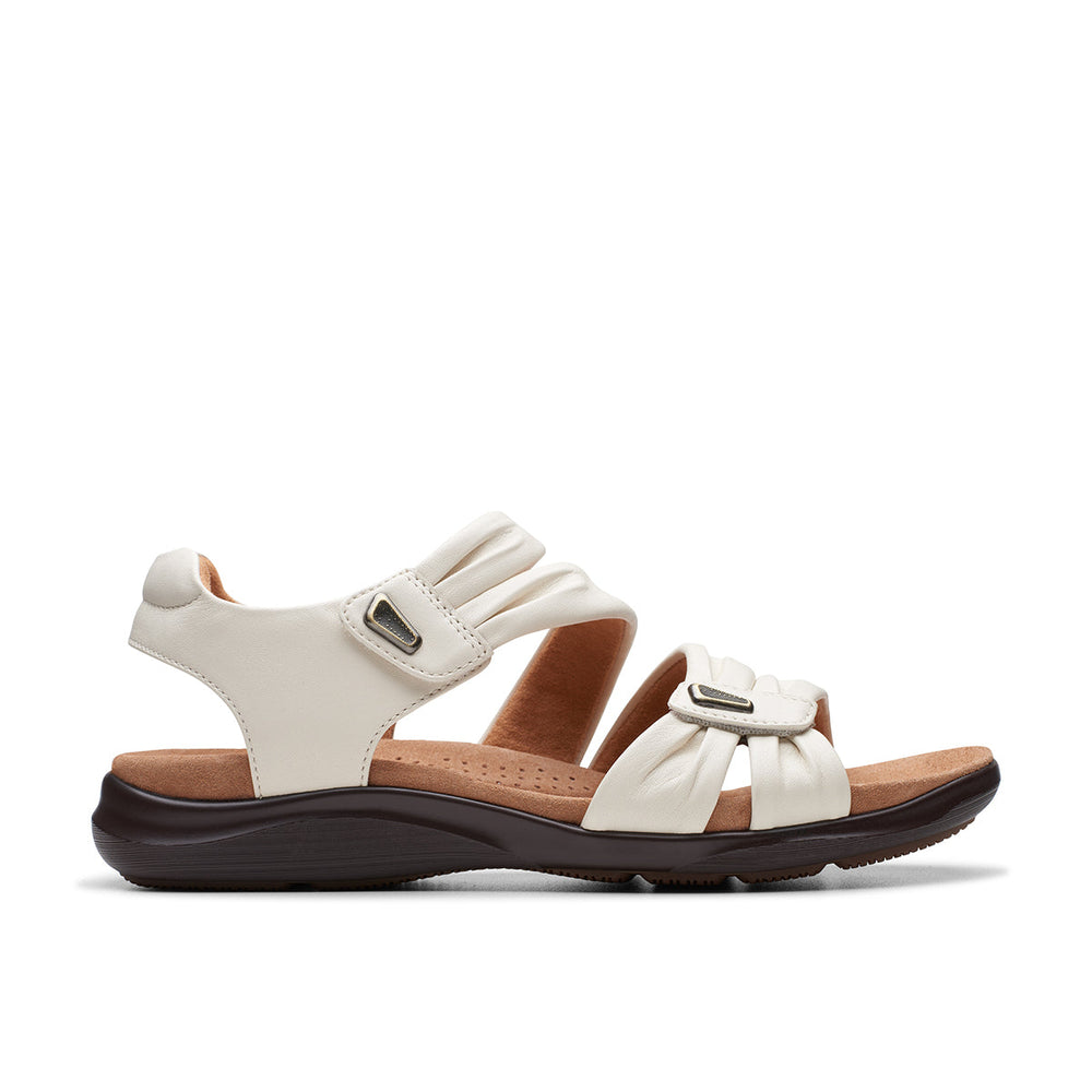 Clarks Women's Kitly Ave Flat Sandal – Off White