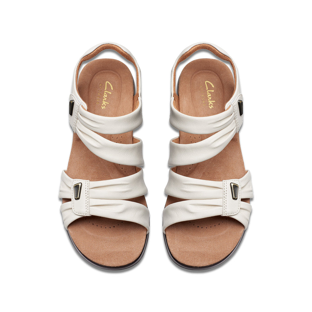 Clarks Women's Kitly Ave Flat Sandal – Off White