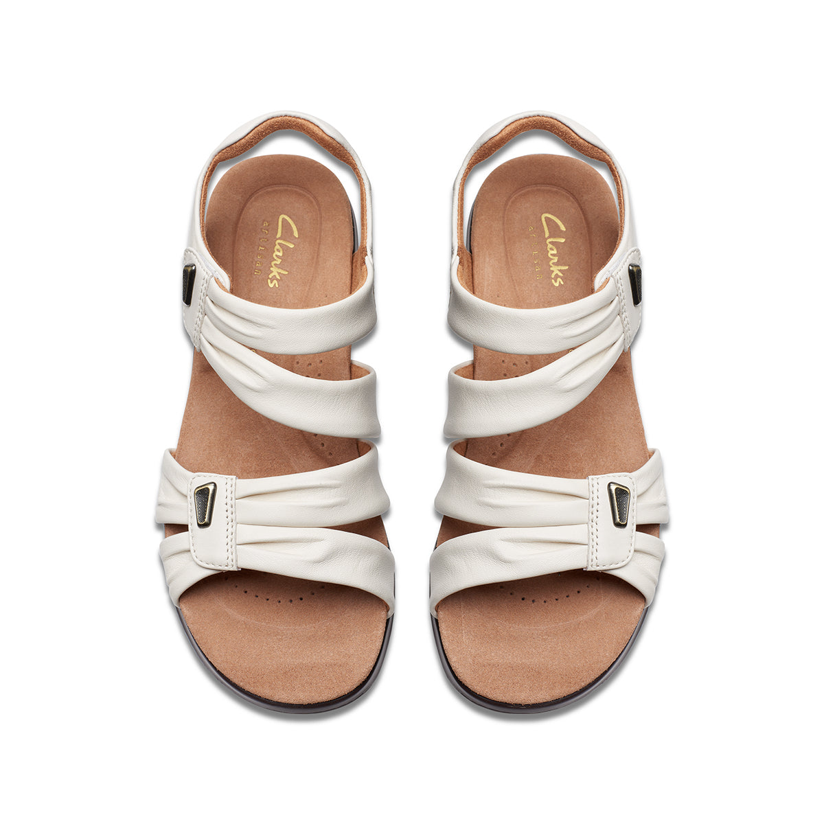 Clarks Women's Kitly Ave Flat Sandal – Off White