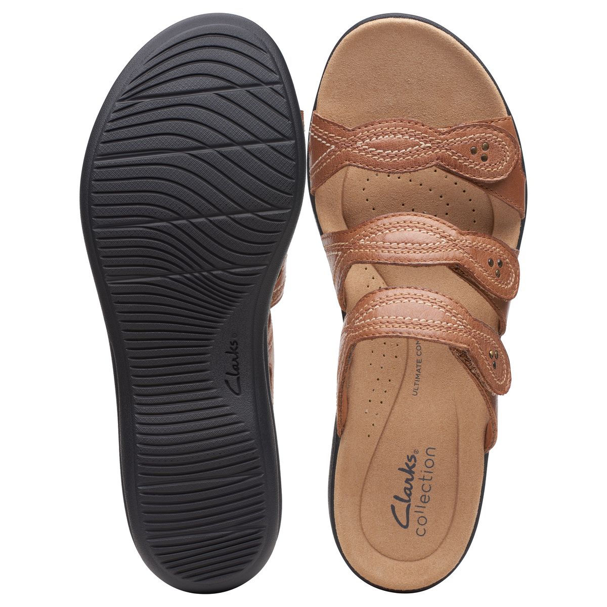 Clarks Laurieann Ayla Women's Flat Sandals in Tan