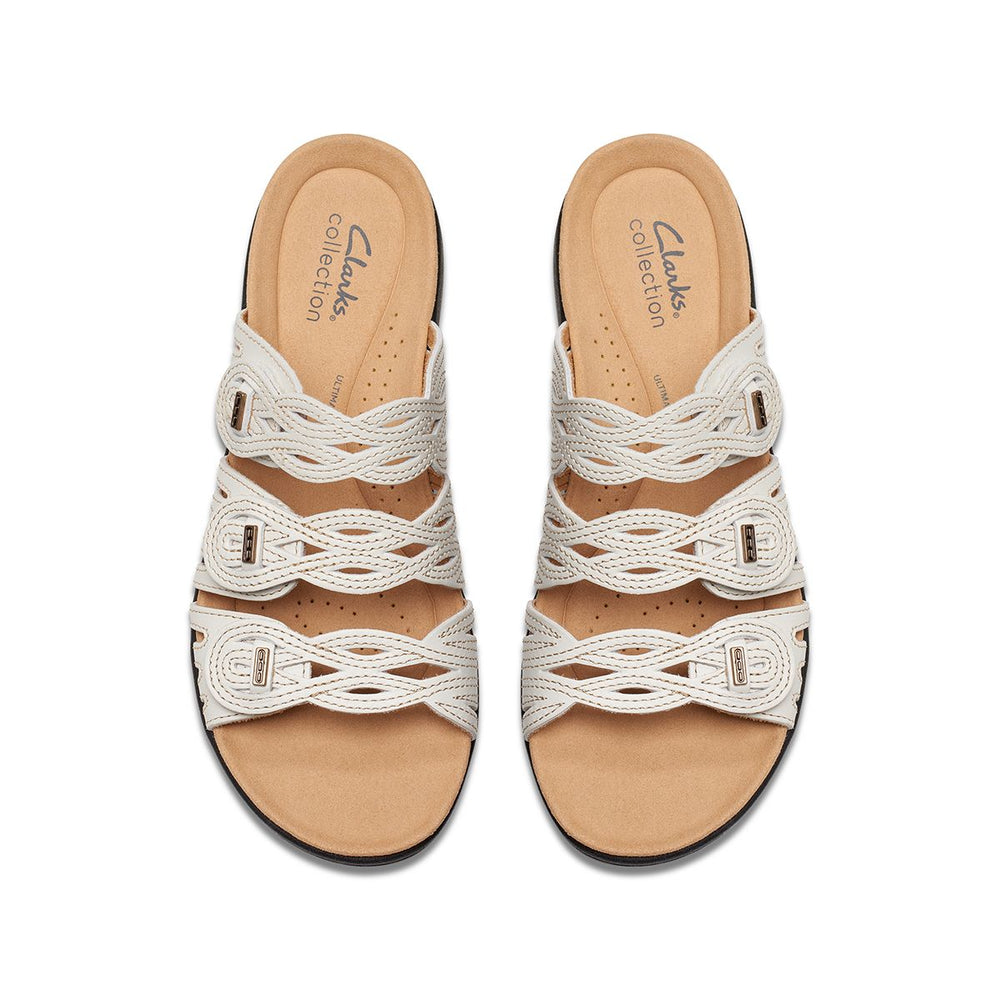 Clarks Laurieann Ruby Women's Flat Sandals in Off White
