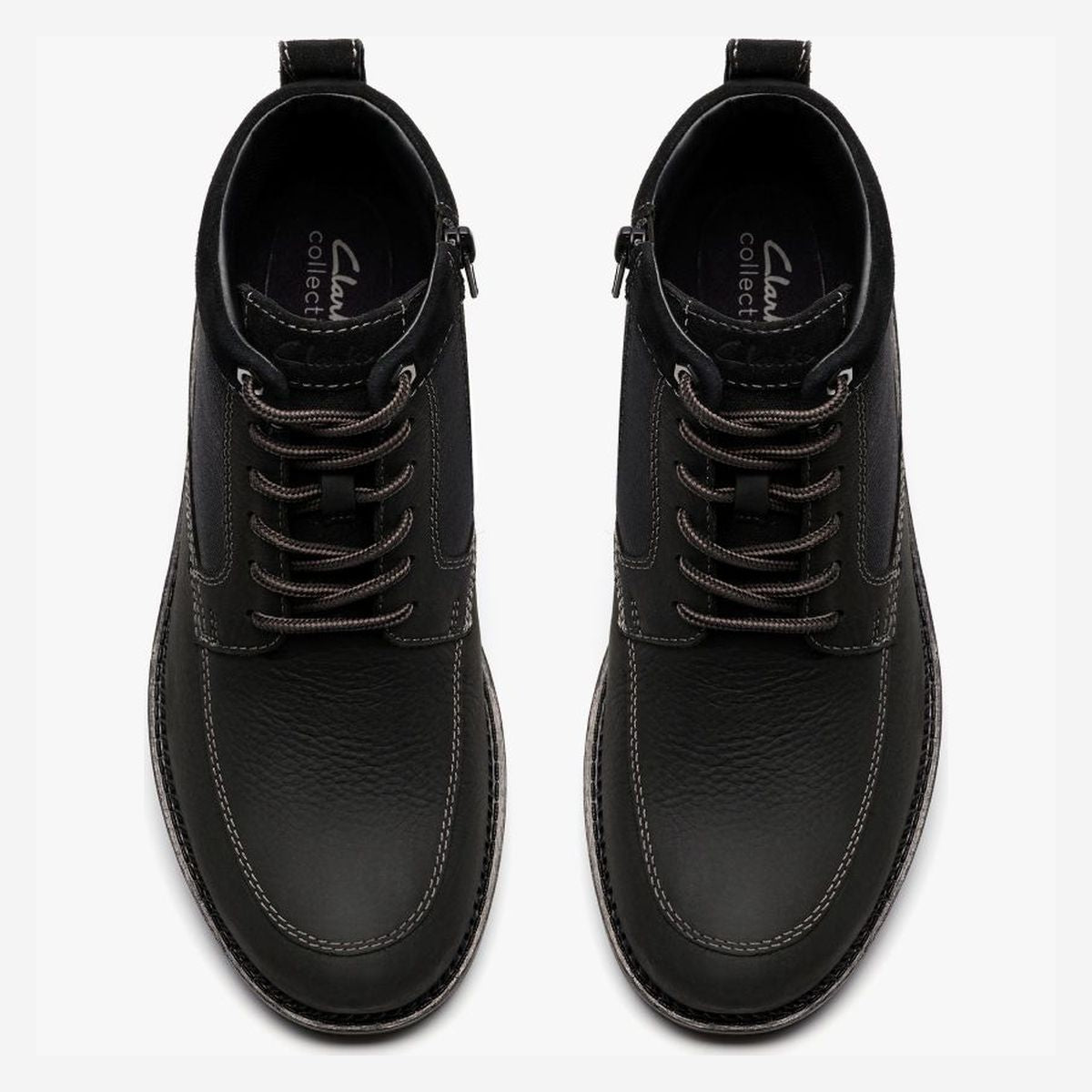 Clarks Men's Maplewalk Rise Waterproof Ankle Boot – Black