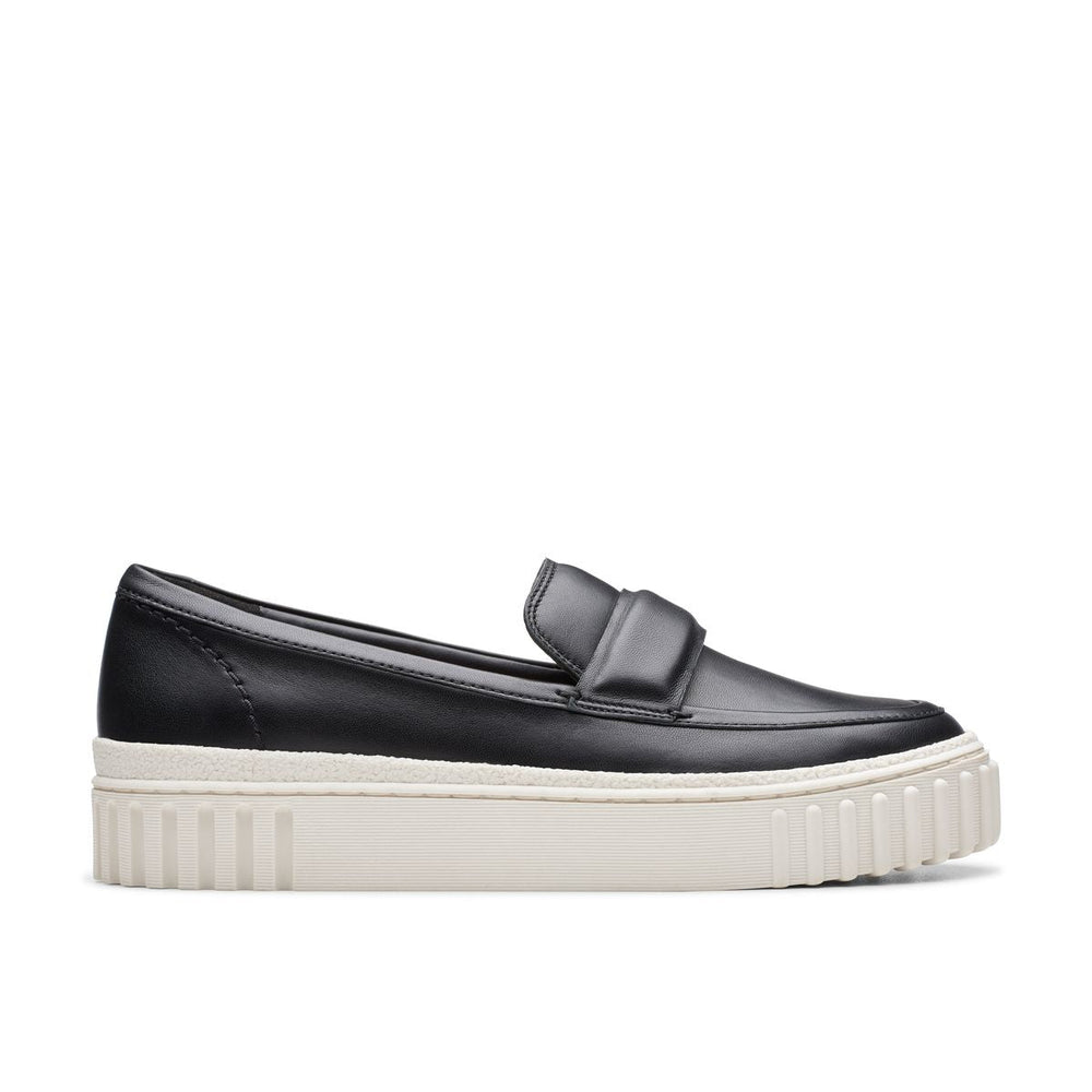 Clarks Mayhill Cove Women's Loafers in Black, Flat comfortable loafer style flats, Style #26176435