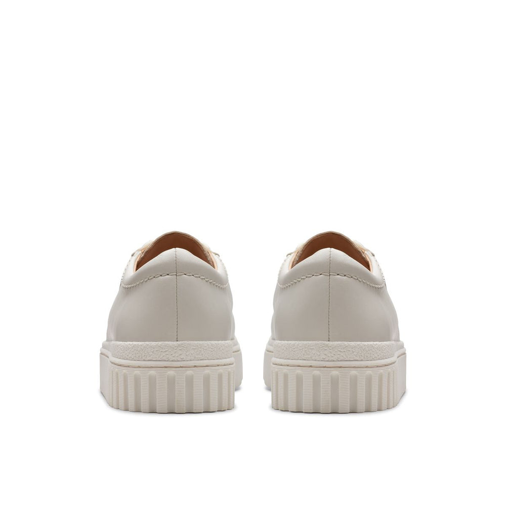 Clarks Mayhill Women's Walk Sneakers in Off White