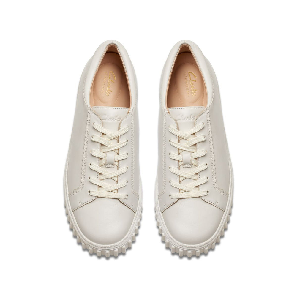 Clarks Mayhill Women's Walk Sneakers in Off White