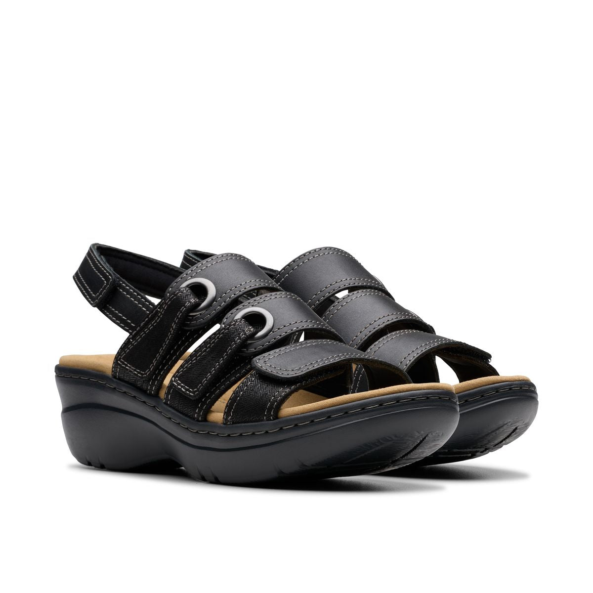 Clarks Merliah 2 Bali Women's Sandals in Black