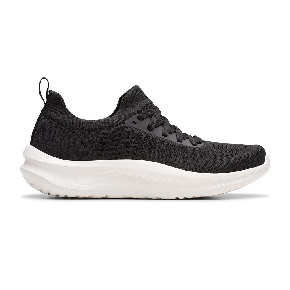 Clarks Solevana Lace Women's Sneaker in Black