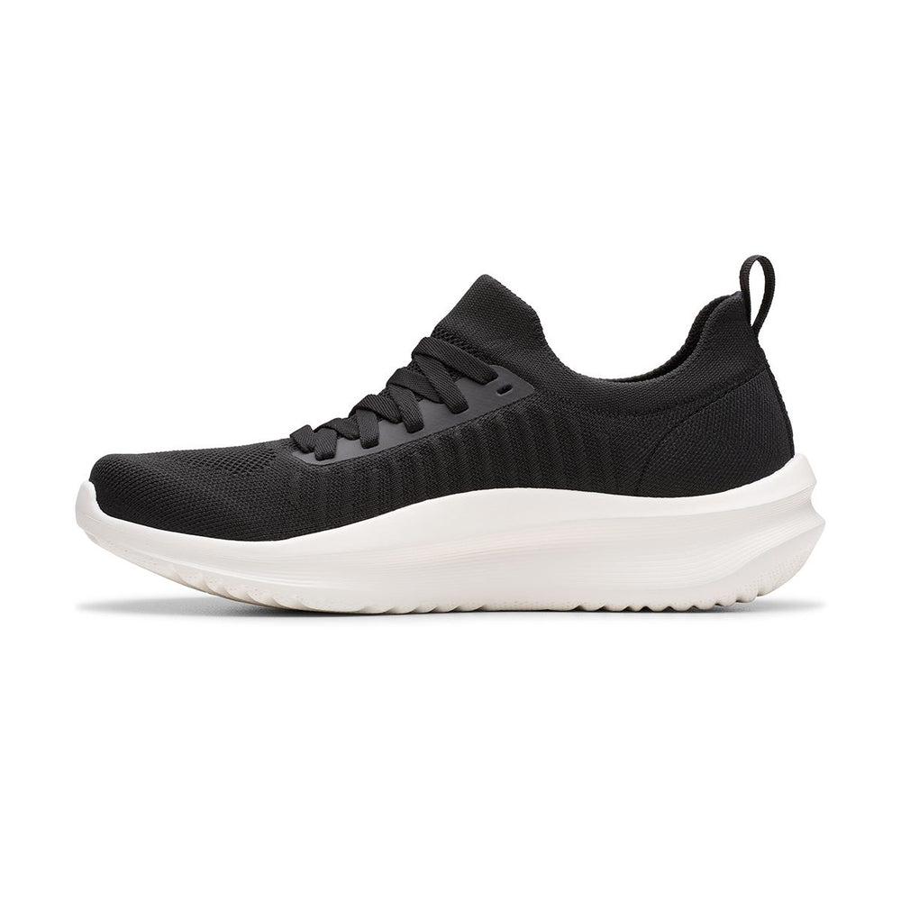 Clarks Solevana Lace Women's Sneaker in Black