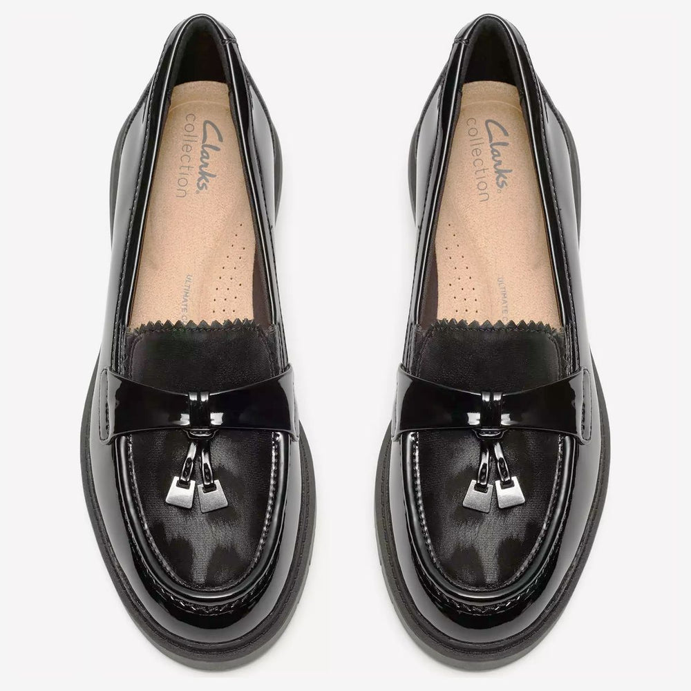 Clarks Westlynn Bella Women's Loafer - Black Patent