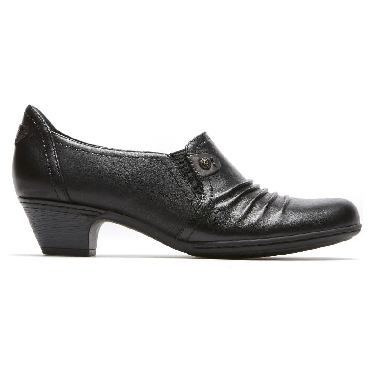 Adele Slip-On Dress Casual Shoe in Black