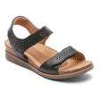 Cobb Hill May Wave Sandal – Women's Black Leather