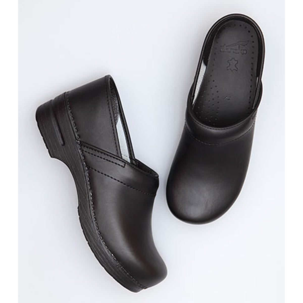 Dansko Professional Women's Slip On Box Clog in Black