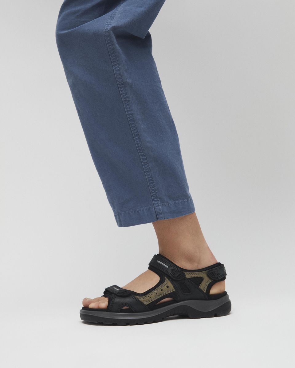 ECCO Women's Yucatan Adjustable Sandals – Black