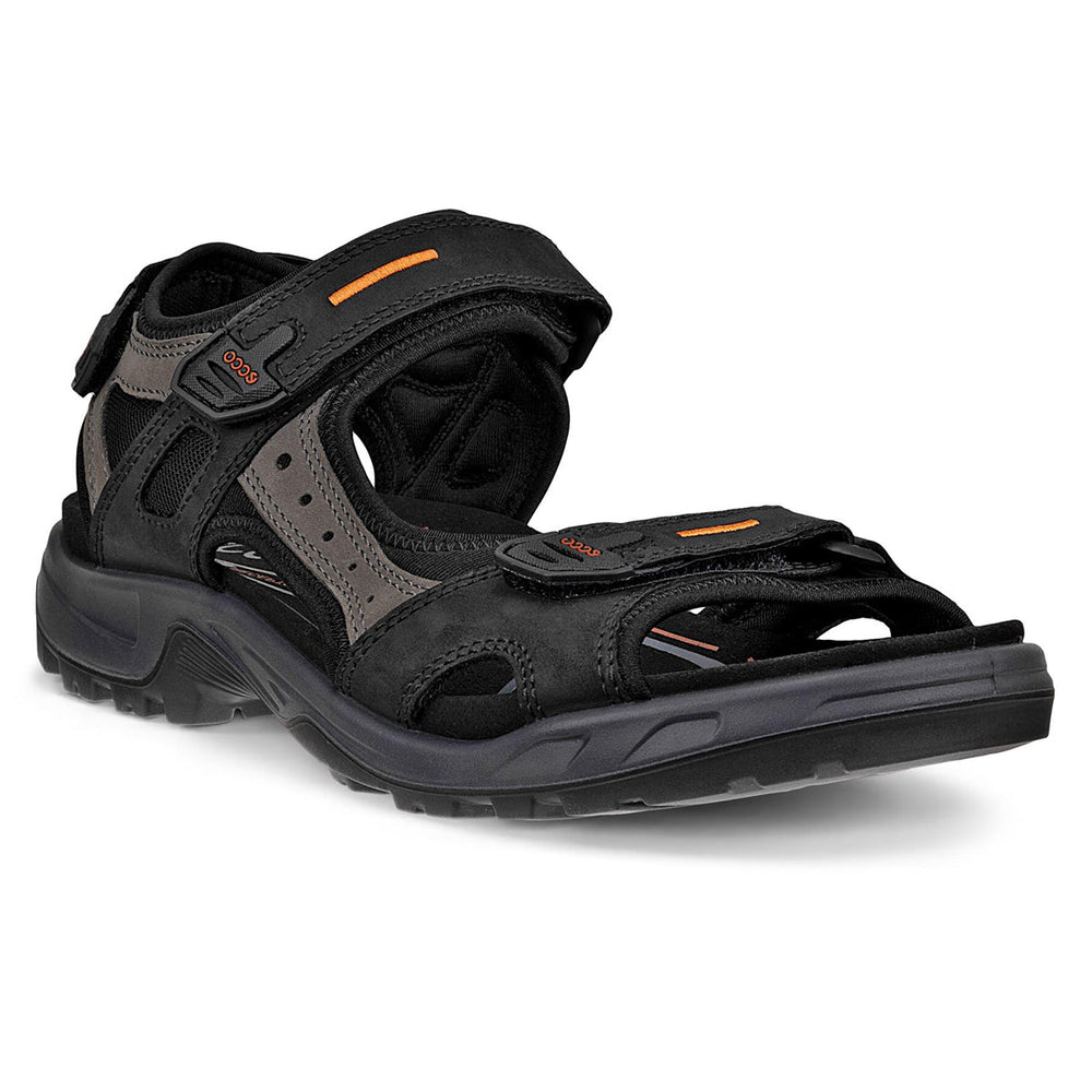 ECCO Men's Yucatan Adjustable Sandals – Black