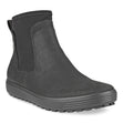 ECCO Soft 7 Tred women’s black oiled nubuck Chelsea boot with side goring, inside zipper, waterproof Gore-Tex lining, and lugged outsole for rugged, stylish comfort.

Style #45046301
