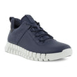 ECCO GRUUV Leather Sneakers – Navy