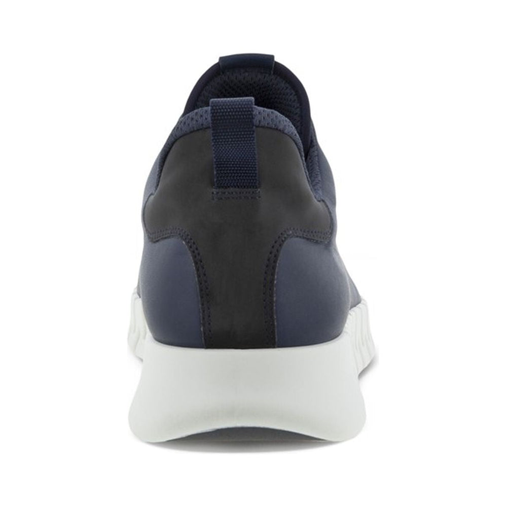 ECCO GRUUV Leather Sneakers – Navy