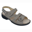 Finn Comfort Gomera Fully Adjustable Sandal with Removable insole in colour pattern Sandstorm. 