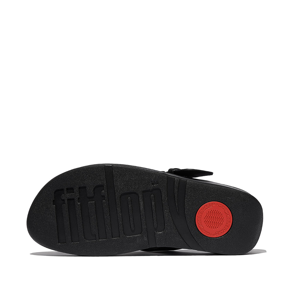FitFlop Lulu Women's Adjustable Buckle Toe-Post Sandals – Black