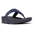 Fiflop Lulu Glitter Toe Thong Sandal for women in Midnight Navy. Shine in comfort. 