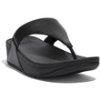 FitFlop Lulu Women's Leather Toe-Post Sandals – Black