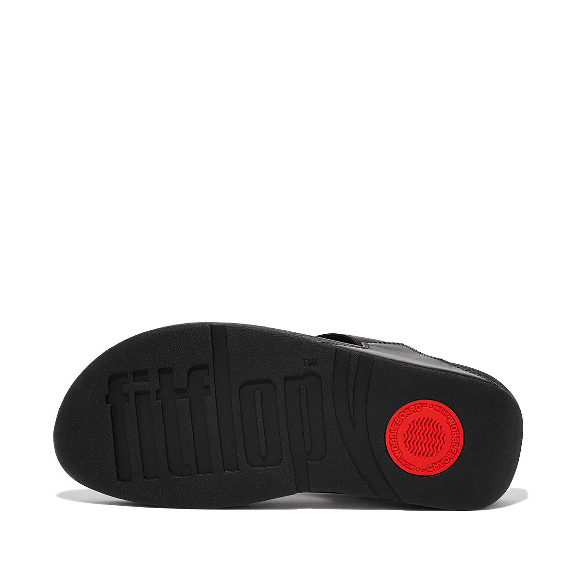 FitFlop Lulu Women's Leather Toe-Post Sandals – Black