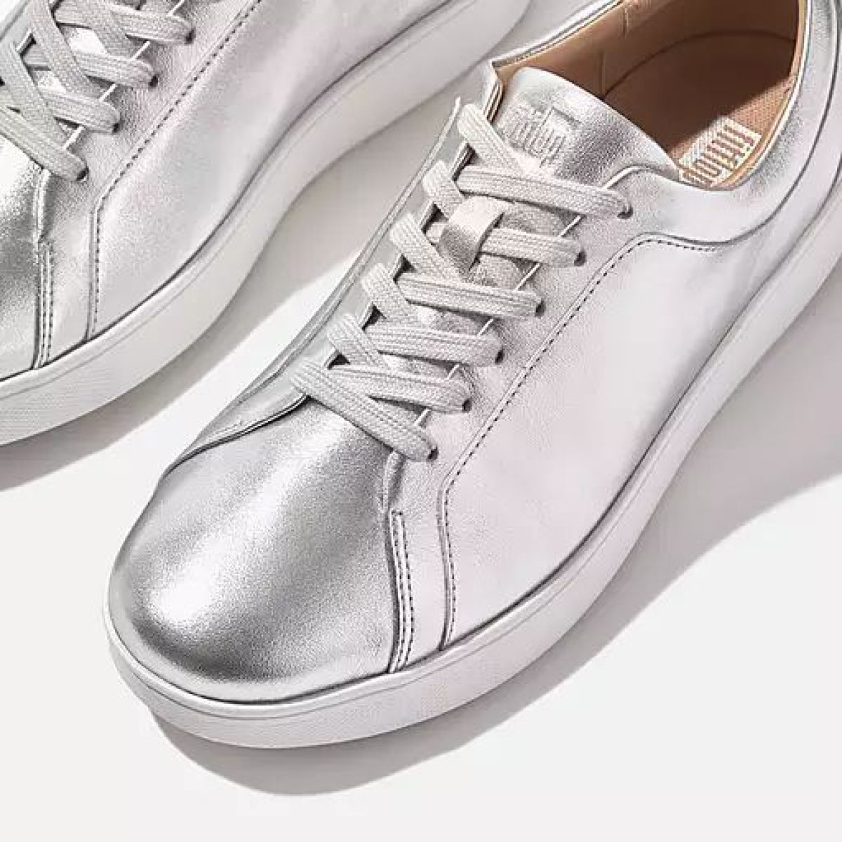 FitFlop Rally Women's Lace Up Sneaker – Silver