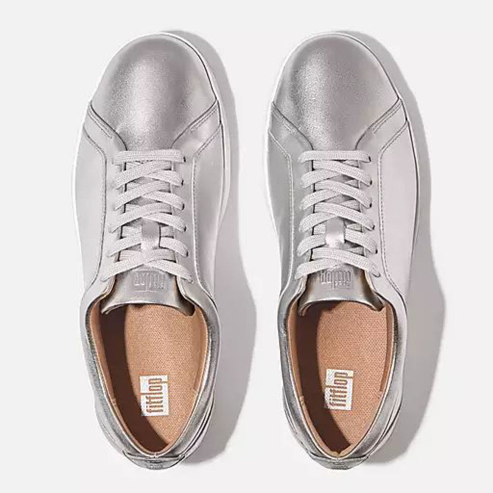 FitFlop Rally Women's Lace Up Sneaker – Silver