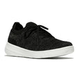 Women’s slip-on knit sneaker in a modern athletic design with decorative laces, contoured footbed, and cushioned iQushion midsole for lightweight support. Style #JH9-D05