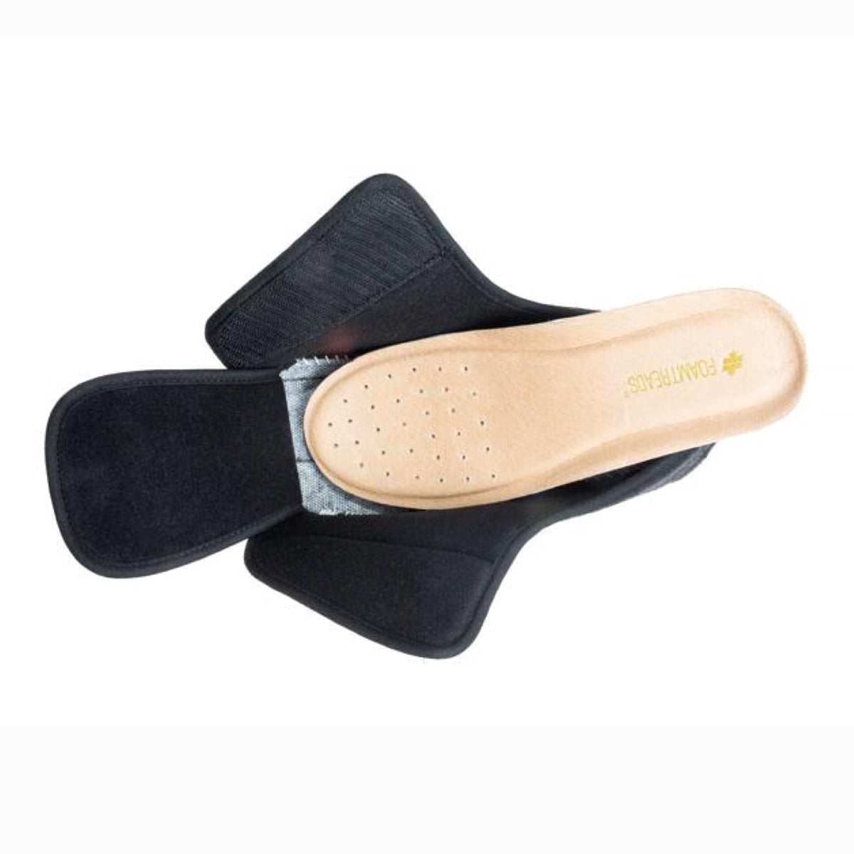 Doctor 2 Black Wool Men's Slippers
