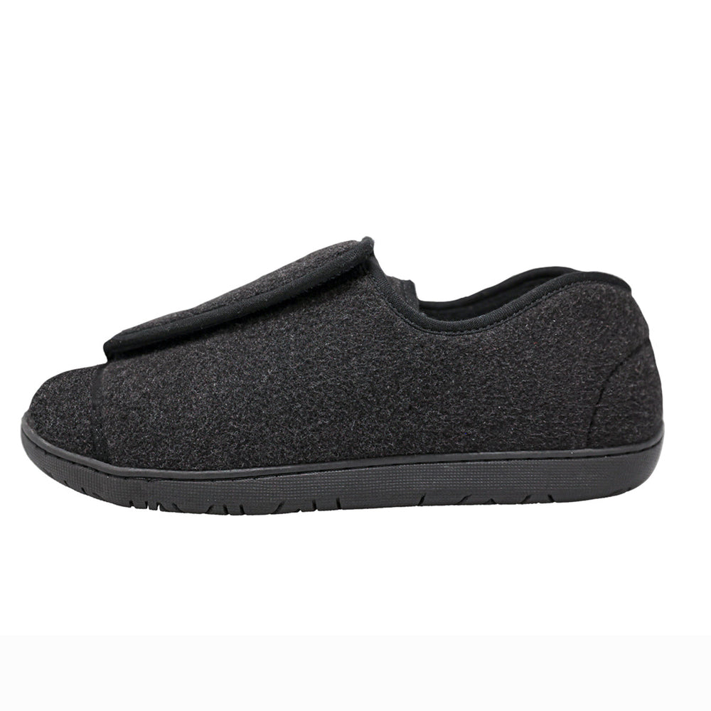 Nurse 2 Black Wool Women's Slippers