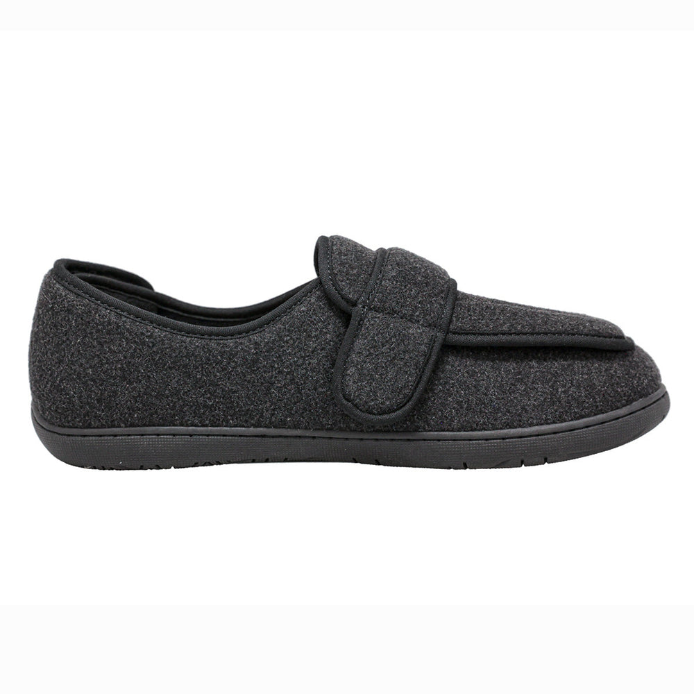 Physician L2 Black Wool Men's Slippers