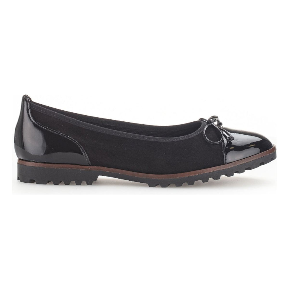 Gabor 100.37 Ballet Bow Flat – Black