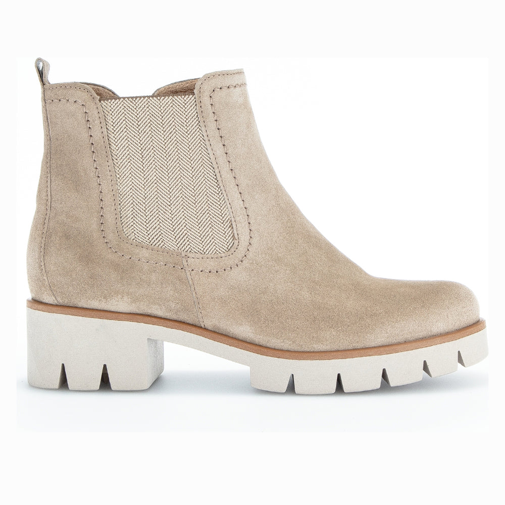 Gabor 710.12 Premium Suede Chelsea Boot – Beige