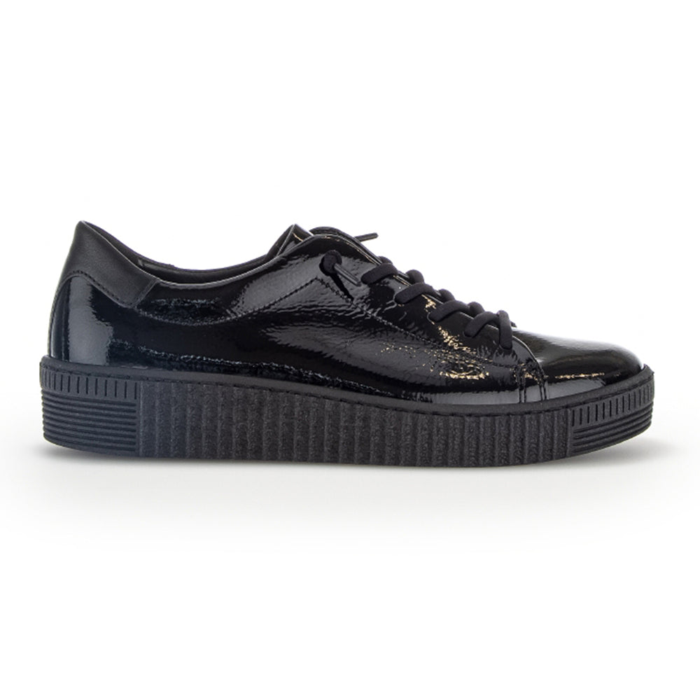Gabor 331.97 Premium Lace Sneakers – Black Patent