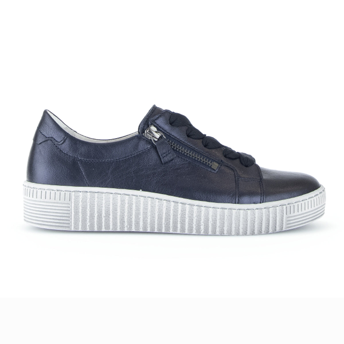 Gabor 334.66 Zip/Lace Sneaker – Night Blue